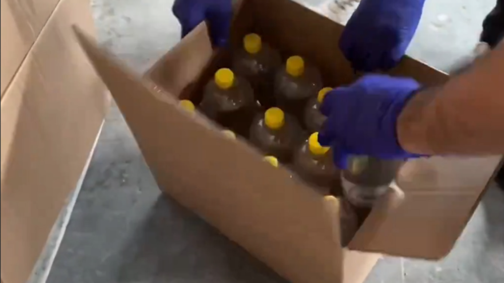 Polis ekipleri 3 bin 848 Litre etil alkol ele geçirdi